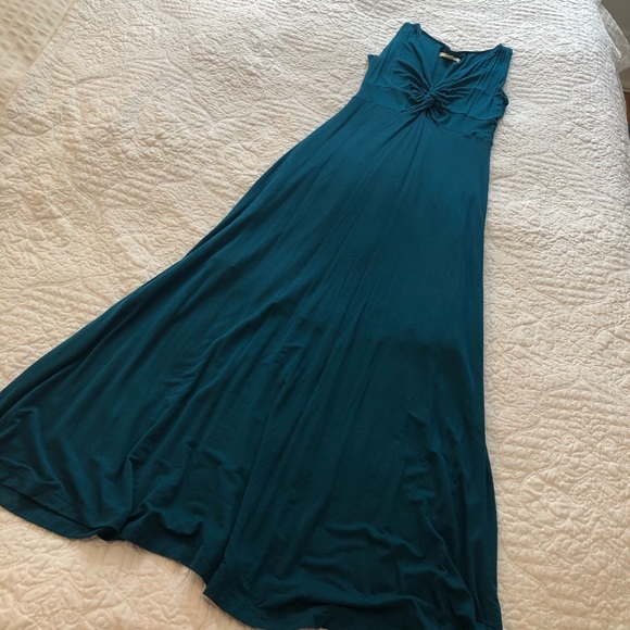Anthropologie Maeve teal maxi dress worn once xs